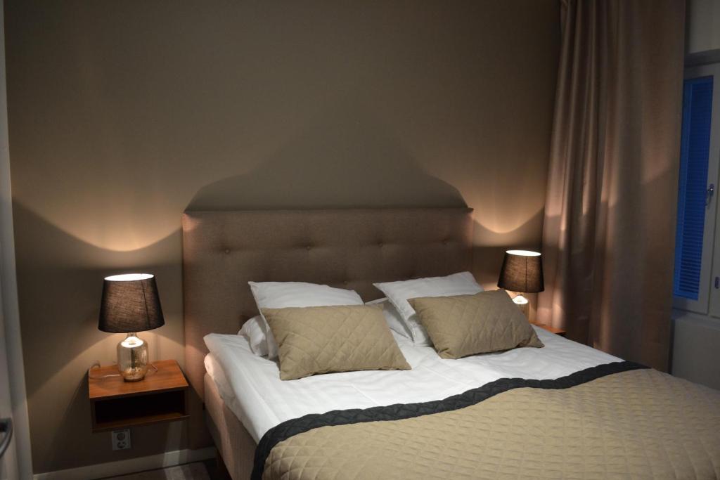Апартаменты (Улучшенные апартаменты с 2 спальнями, балконом и сауной), Hotel Vuokatti Apartments