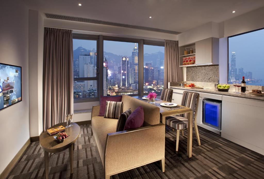 Апартаменты (Апартаменты Делюкс с 1 спальней), Somerset Victoria Park Hong Kong