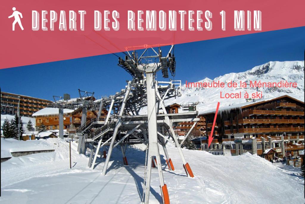 Studio des Jeux - Alpe d'Huez Hyper Centre - 4-5 personnes - Wifi photo 1