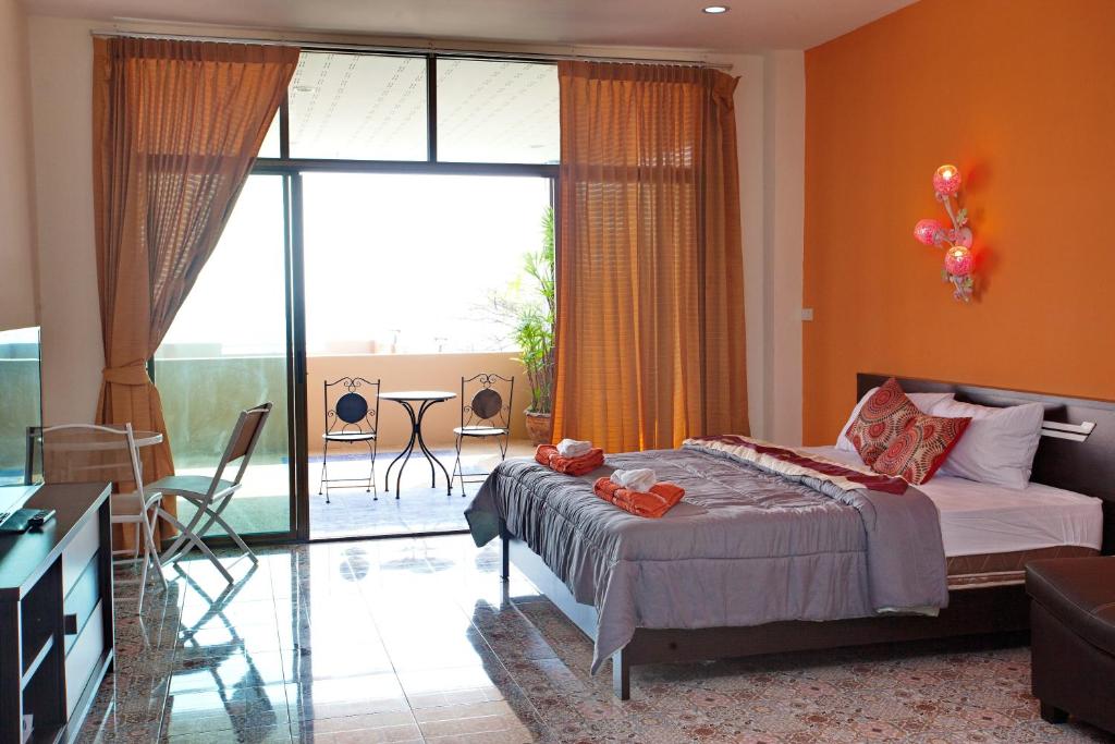Двухместный (Двухместный номер с 1 кроватью и балконом, вид на море), Sea Breeze Guest House