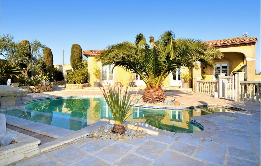 Stunning Home In Jonquire Saint Vincen With Wifi, Outdoor Swimming Pool And Swimming Pool