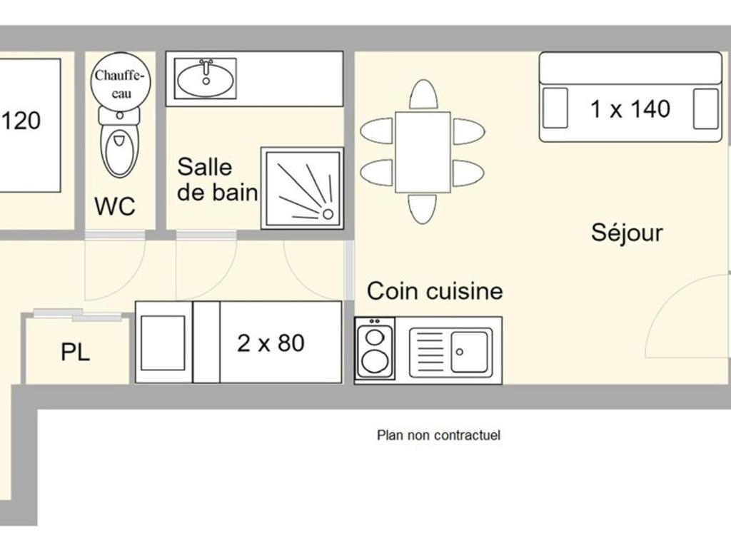 Appartement Les Saisies, 1 pièce, 5 personnes - FR-1-594-78 photo 2