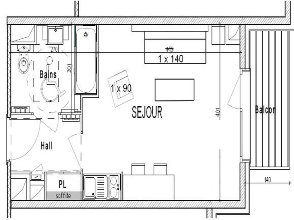 Appartement Les Saisies, 1 pièce, 3 personnes - FR-1-594-143 photo 2
