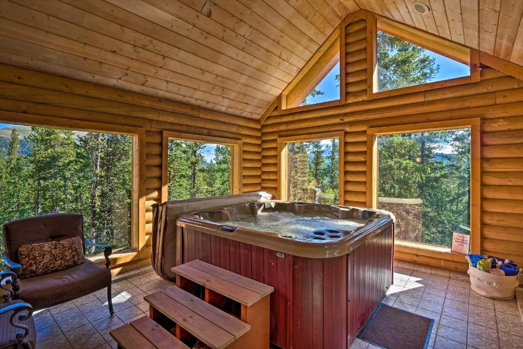 Expansive Alma Cabin with Hot Tub and Mountain Views! photo 1