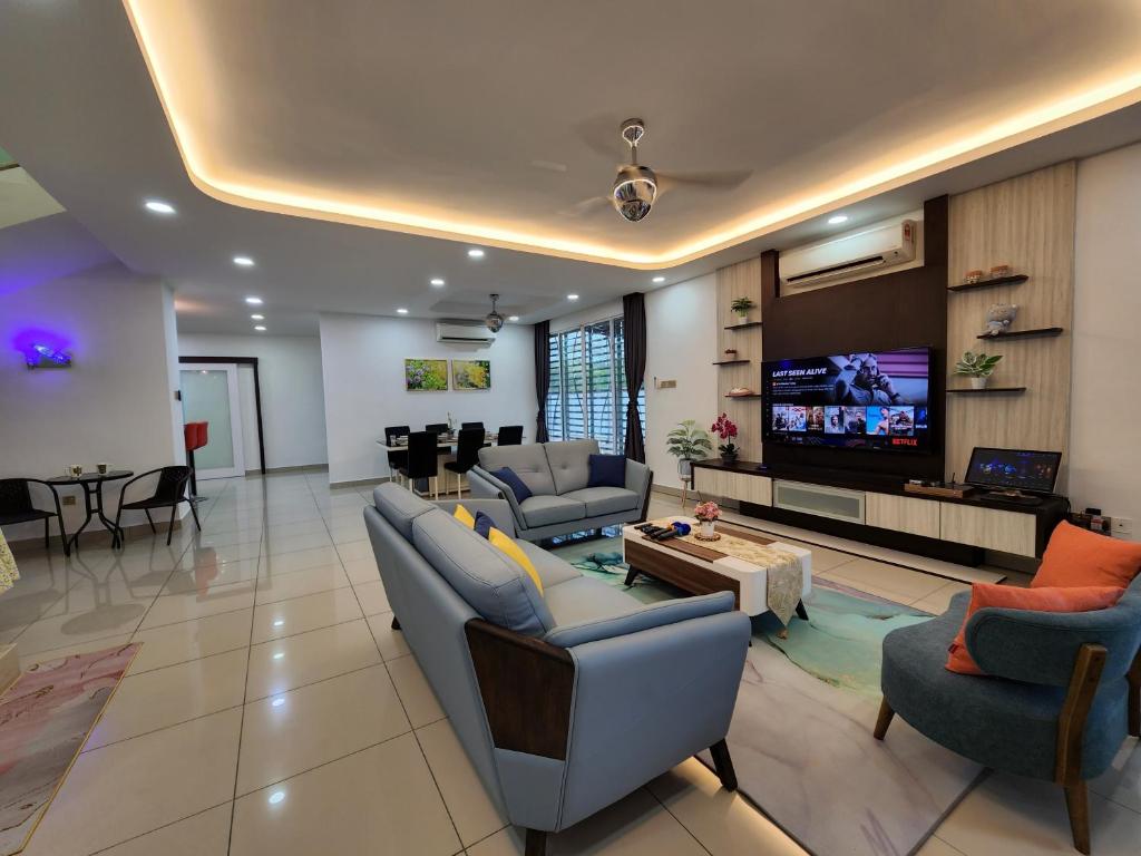 Desaru Brown House Pool-Table Tennis-KTV-BBQ-Netflix-Home Theatre photo 2