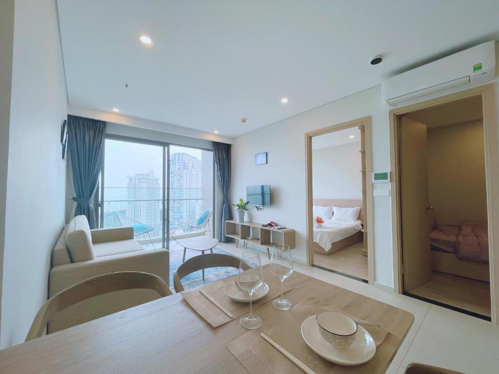 The Sóng Apartment & Homestay,Miễn Phí Tắm Hồ bơi vô cực , Sauna , khu vui chơi trẻ em , gần biển