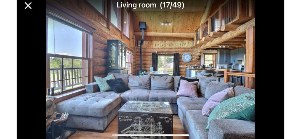 Chalet en bois rond photo 2