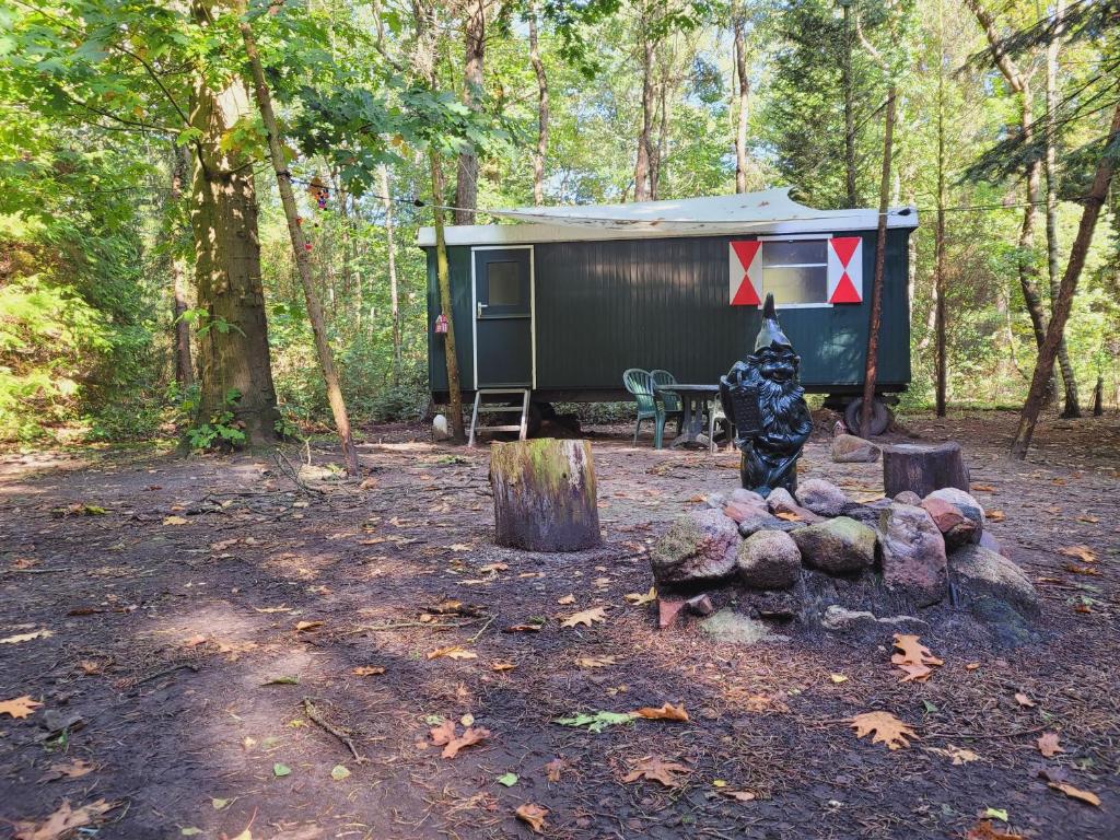 Slaapwagen Boszicht