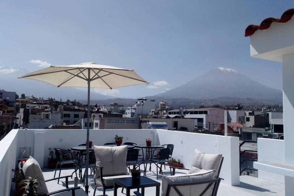 Casa con Terraza, La Mejor vista a los Volcanes