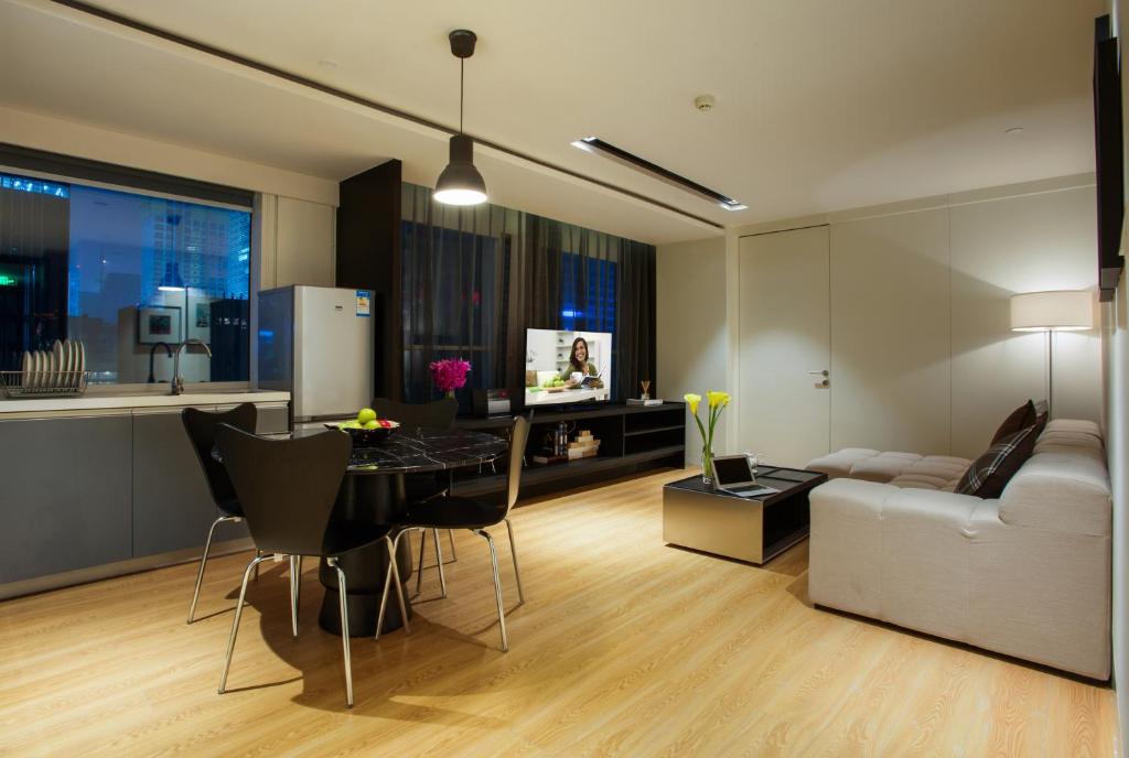 Апартаменты (Представительские апартаменты с 2 спальнями), Citadines South Chengdu