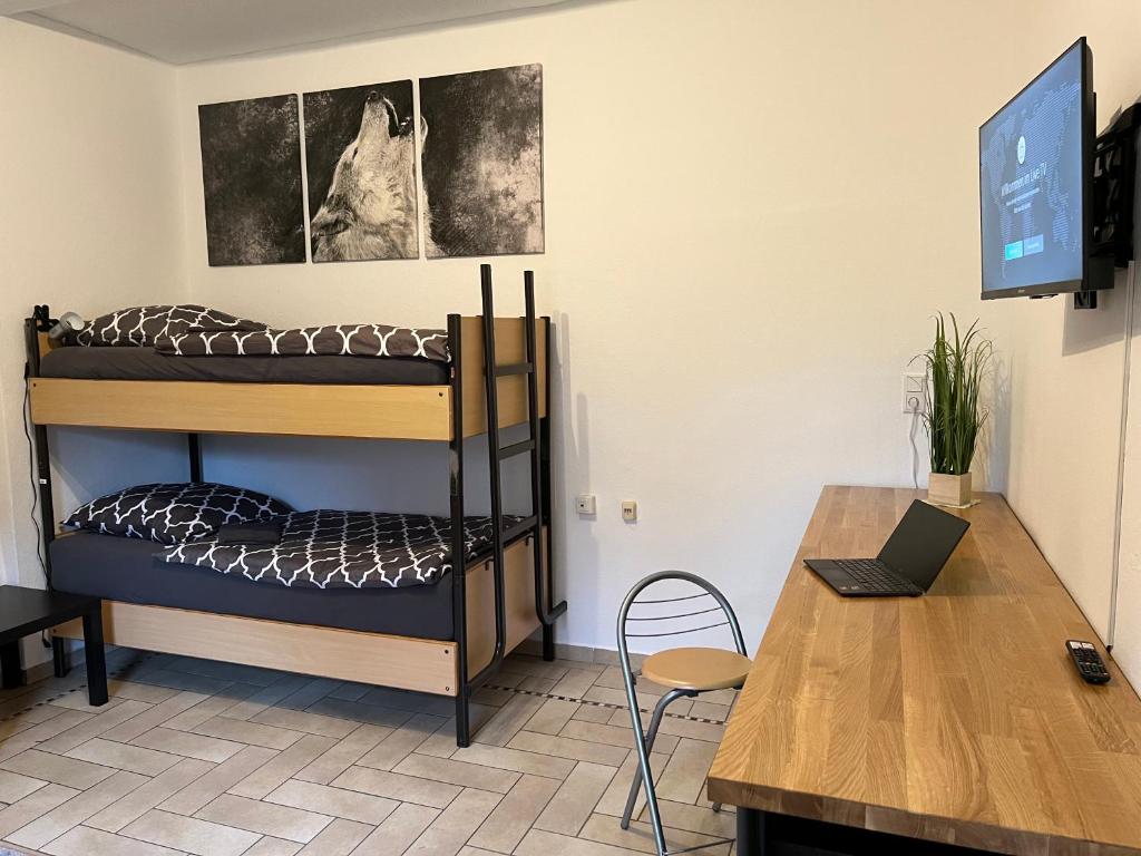 Möblierte 1-Zimmer Wohnung im Zentrum Ottersbergs für Monteure und geschäftlich Reisende photo 3