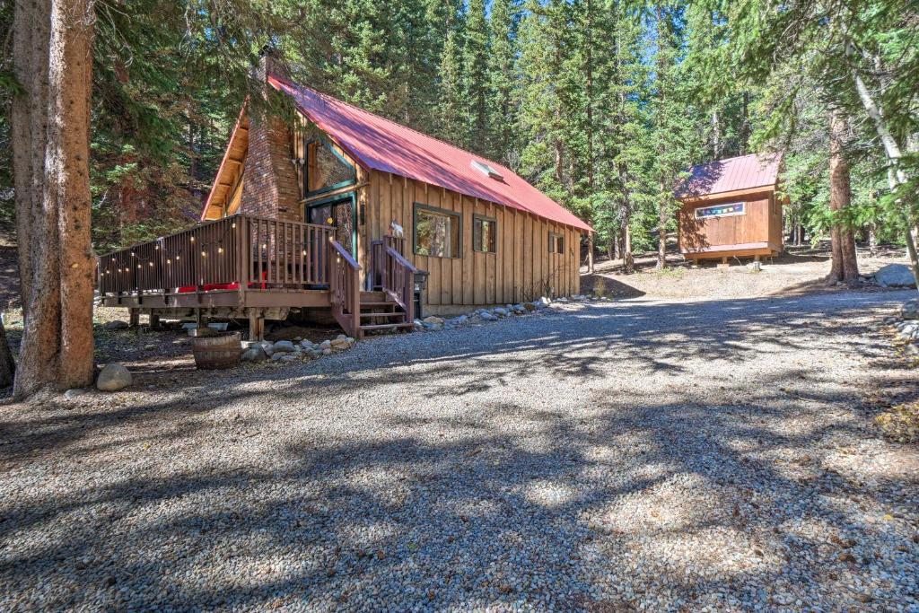 Alma Cloud 9 Cabin with Fireplace and Wooded Views! photo 3