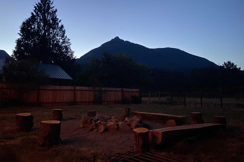 Rustic Cabin Near Mt Rainier Fire Pit and BBQ! photo 2