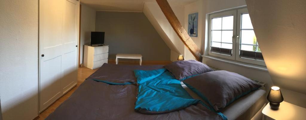 Schone Große Wohnung, Terrasse, Kamin, Parkplatz, 2 Schlafzimmer
