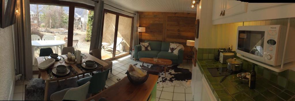 Serre Chevalier Chantemerle T2 + coin montagne en RDC pour 6 personnes photo 4