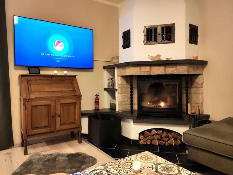 Ferienhaus Blaue Blume mit 11 kW Ladestation, Kamin, Terrasse, eingezäuntem Garten, Sauna, WLAN, Netflix, 2 Hunde willkommen! photo 2