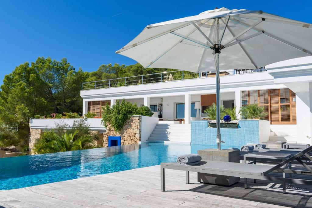 Exquisite Ibiza Home Jaw Dropping Sea Views Casa Blanca Jondal 4 Bedrooms Gym Outdoor Kitchen San Jose photo 2