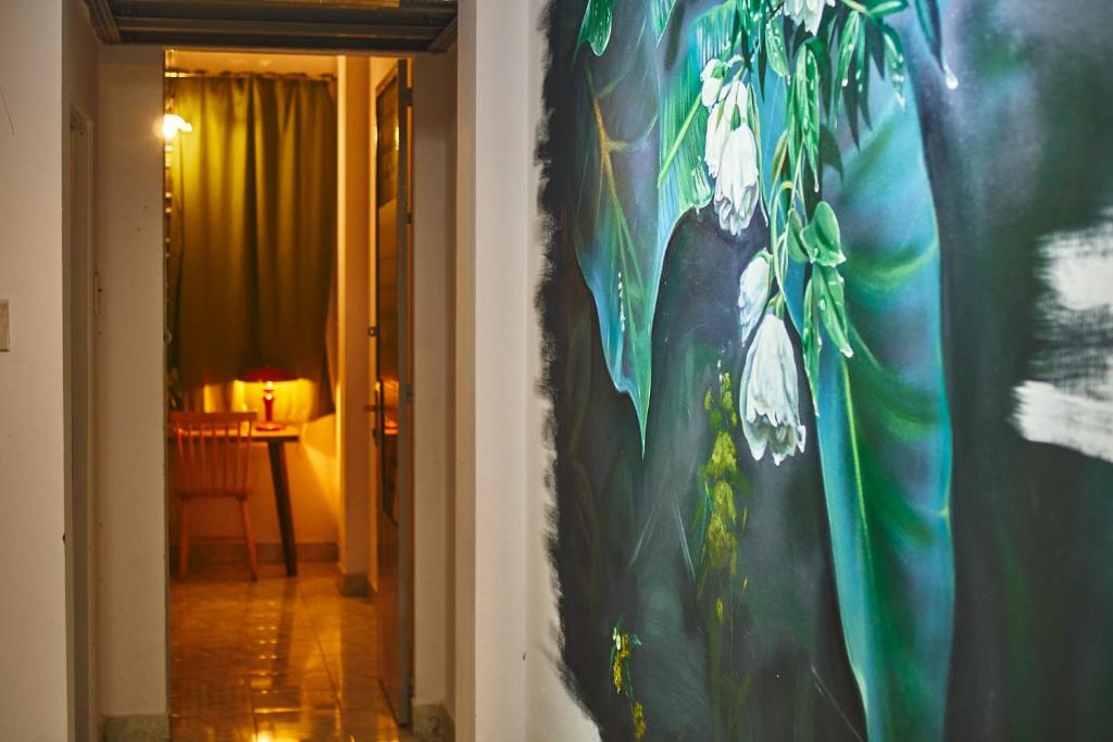 #211 by She - Tropical wall-painting in serene place