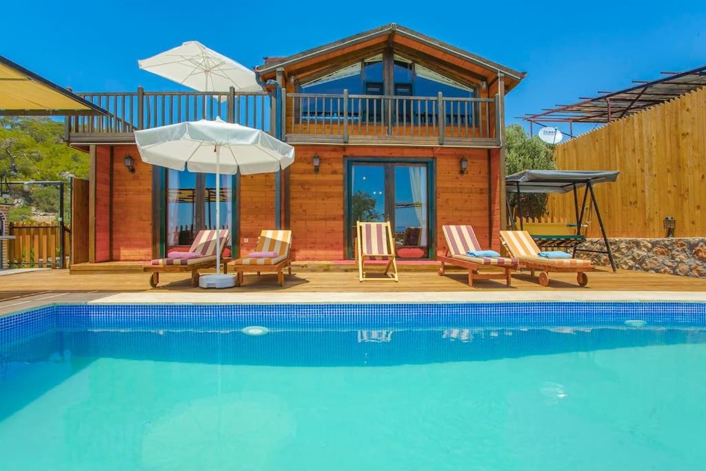 2 Bedroom Uninterrupted Sea View Villa With Private Pool in Kalkan photo 3
