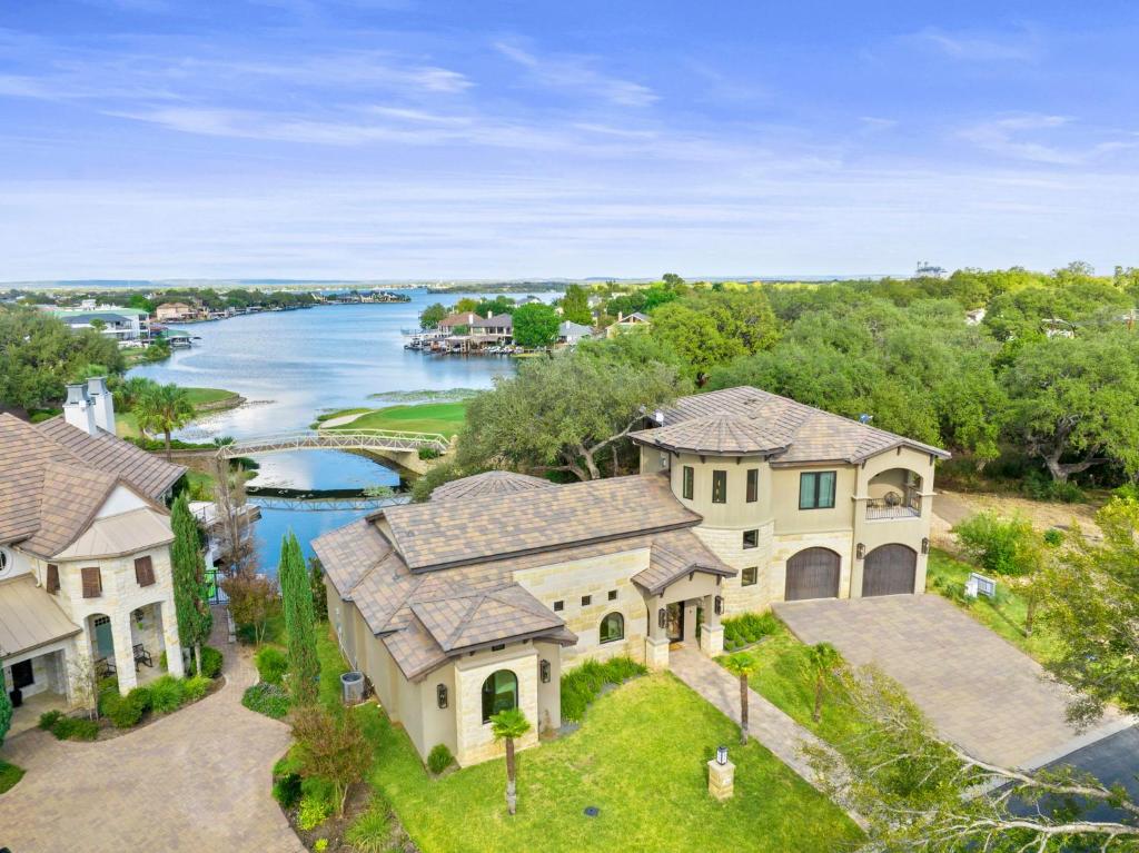 Luxury Lakeside Villa with Lake LBJ Access, Electric Boat Lift, & Countless Amenities image