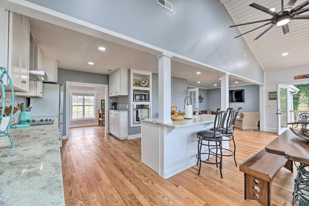 Spacious Lakefront Retreat with Hot Tub and Dock! photo 2