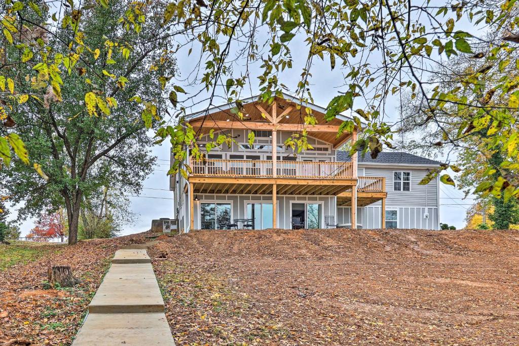 Spacious Lakefront Retreat with Hot Tub and Dock! photo 1