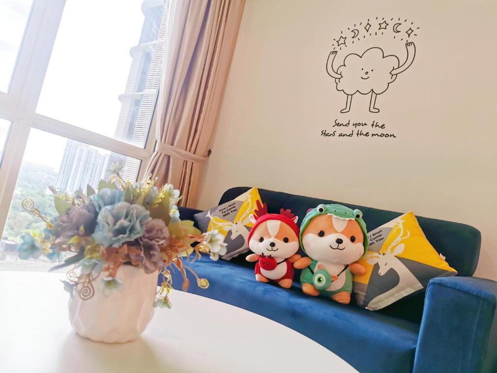 Legoland-3min Walk-HappyDream Suite at Afiniti -8pax-Cozy,Comfy&Convenience 2BR with Bathub