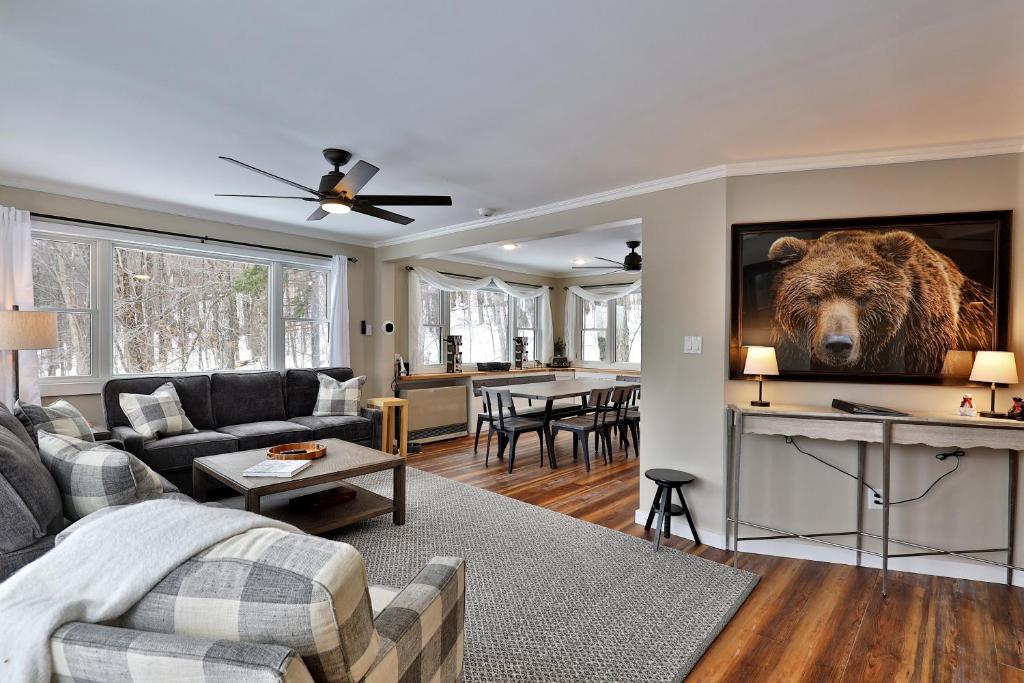 Premium 5 bedroom, pet friendly private home with hot tub 3 miles from the Skyship Bear image