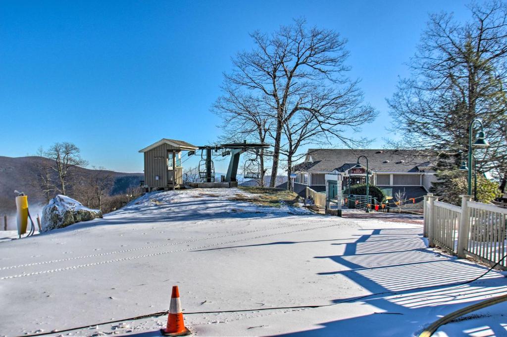 Snug Wintergreen Resort Studio Ski In and Out! photo 2