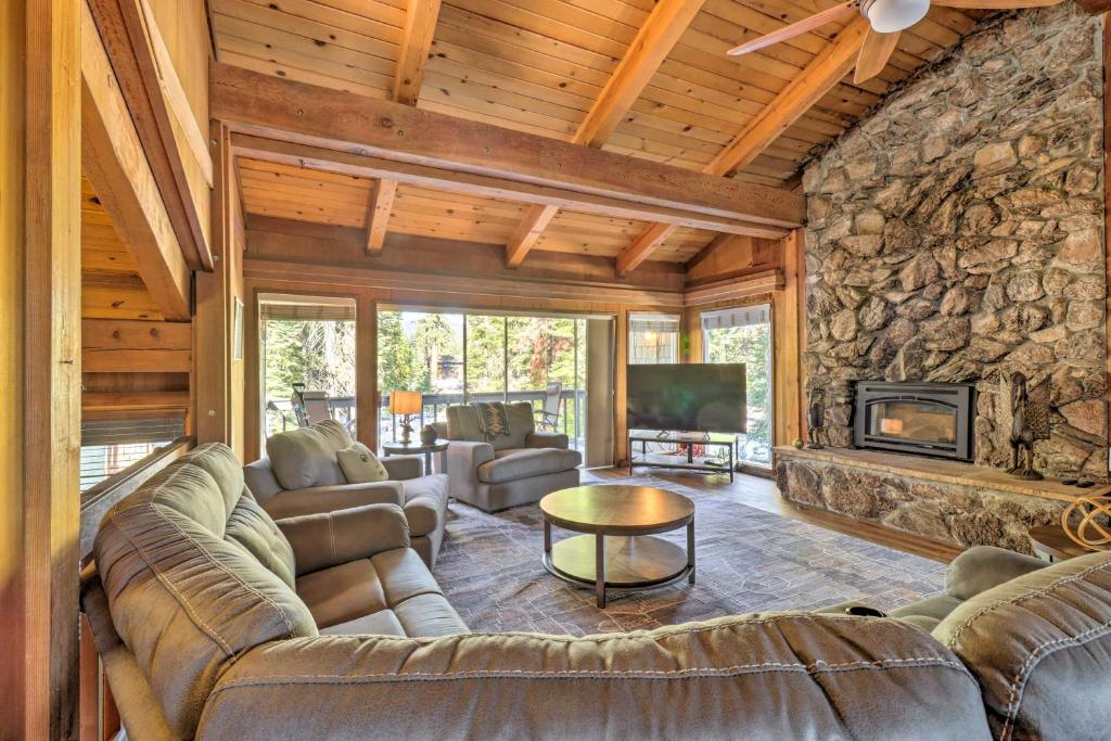Tahoe City Home with Deck - 1 Mi to Beach and Marina!