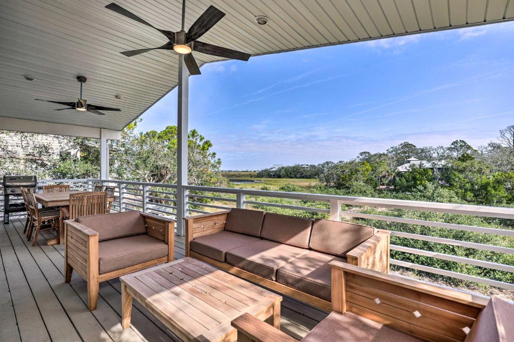 St Augustine Home with Swim Spa and Marsh Views!