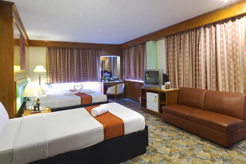 Трехместный (Трехместный номер Делюкс), Silom Avenue Inn