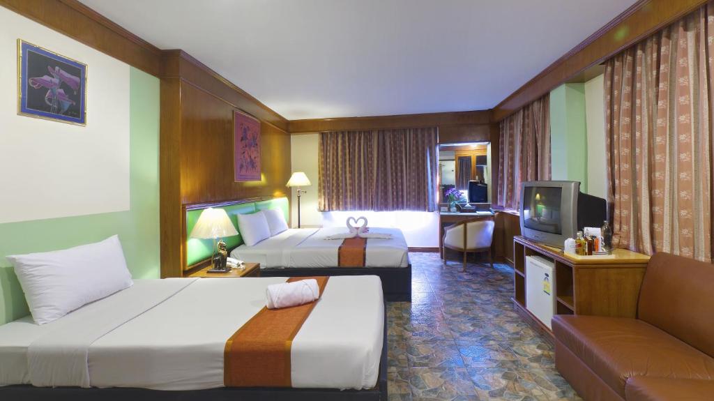 Трехместный (Трехместный номер Делюкс), Silom Avenue Inn