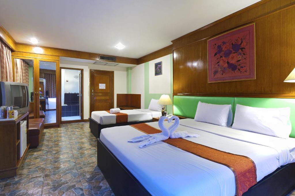 Трехместный (Трехместный номер Делюкс), Silom Avenue Inn