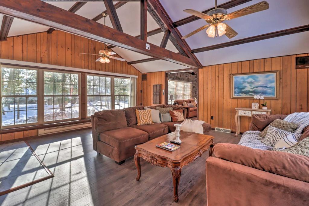 Rustic Lake Harmony Home with Fire Pit and Hot Tub! photo 4