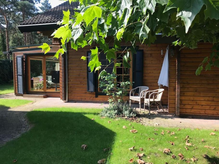 Houten chalet/bungalow in het bos, sauna, jacuzzi photo 3