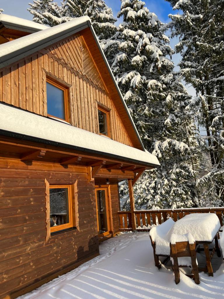 Chata na přehradě s vlastním wellness photo 4