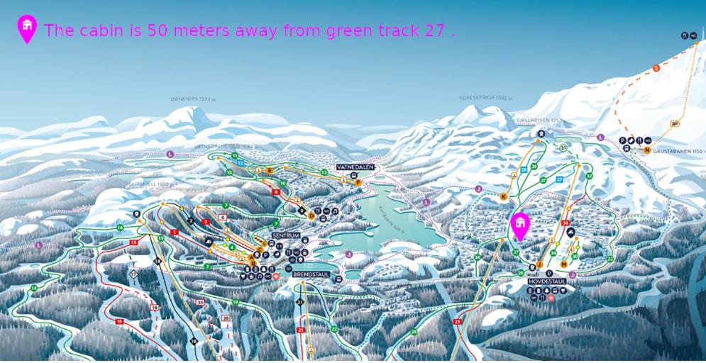 Gaustablikk hytta ski-in ski-out photo 1
