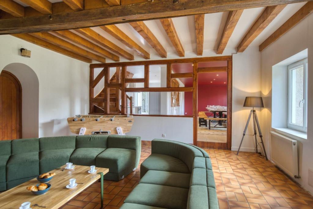 Crazy Villa La Forgé Buffet 41 - Heated pool - Foot - 2h Paris - 30p photo 4
