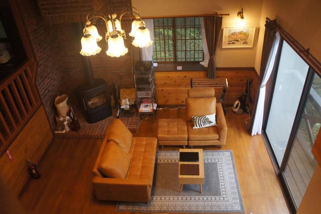 HARUNA SKY Panoramic view of Nasu,private space surrounded by fir trees,relaxing stone bath,watching movies on a 120inch big screen photo 3