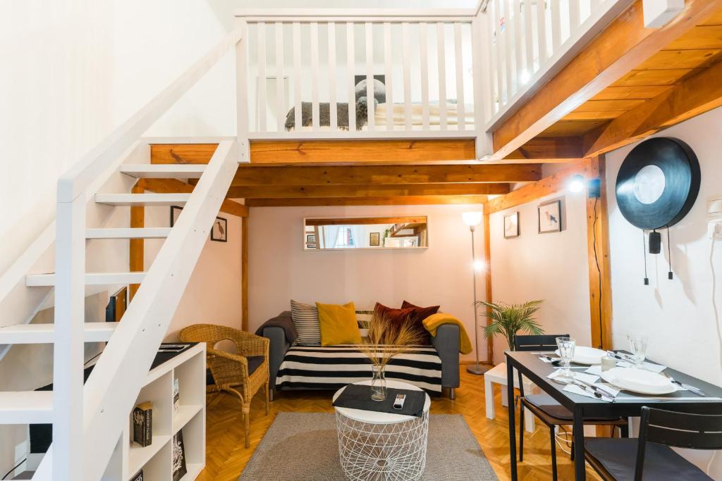 Lovely little loft studio in the heart of Budapest