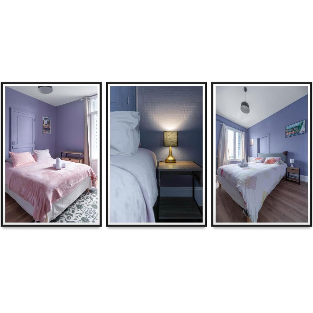 Résidence Gambetta - chambres dans appartement design grand confort Le 481