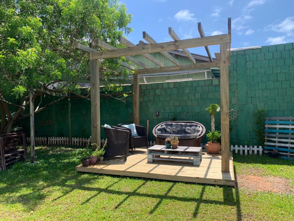 Casa na Praia do Sonho com Piscina e Jardim. photo 4