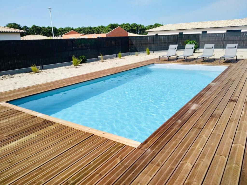 L'Océane Villa 8 pers. PISCINE CLIM WIFI océan photo 4