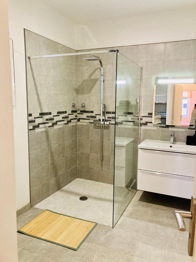 Appartement Riquet - centre ville, rdc, climatisé, jardin, parking privée photo 2