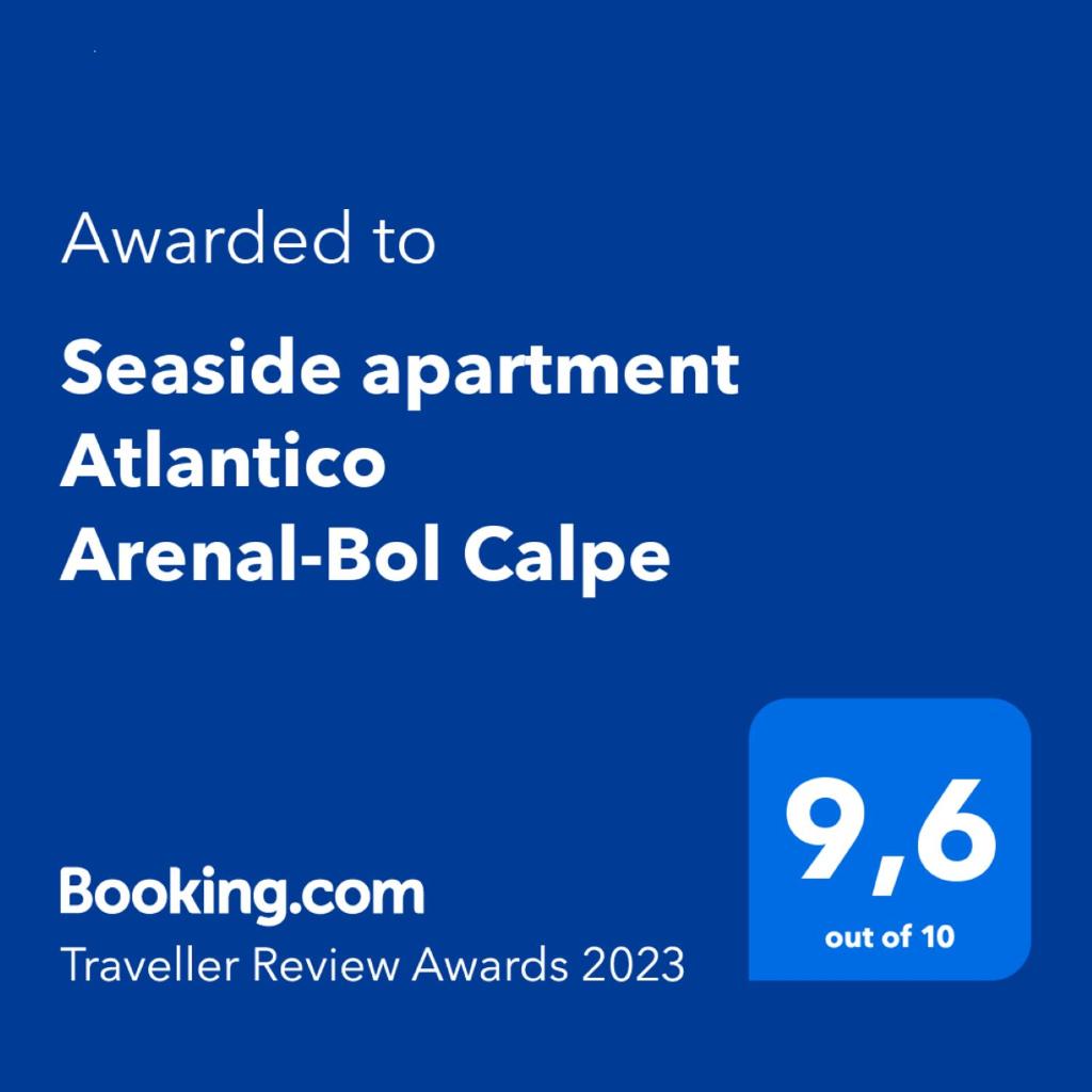 Seaside apartment Atlantico Arenal-Bol Calpe photo 1