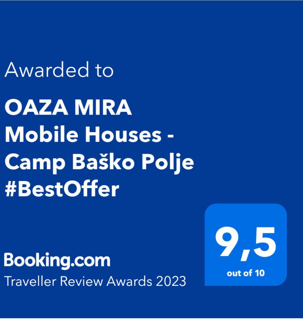 OAZA MIRA Mobile Houses - Camp Baško Polje #BestOffer photo 1
