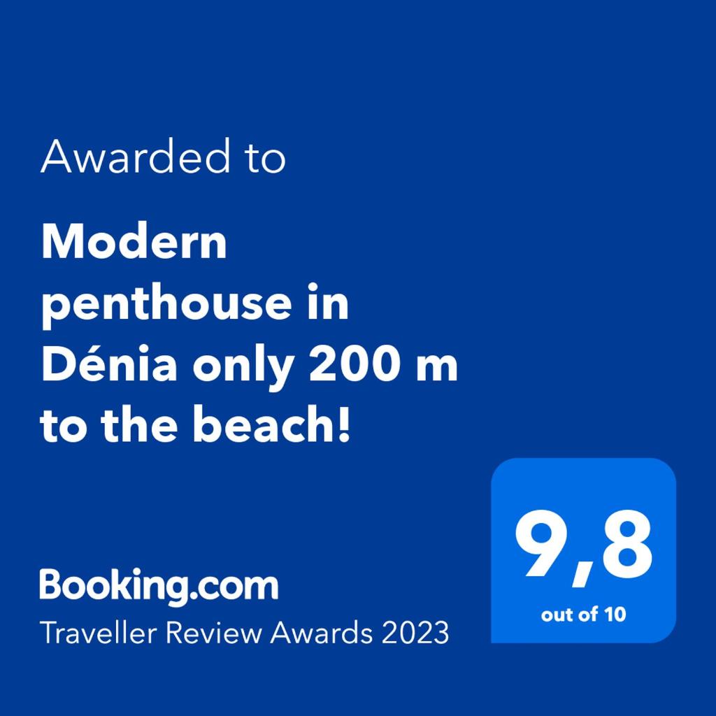 Perfect family holiday! Modern penthouse in Dénia only 200 m to the beach! photo 1