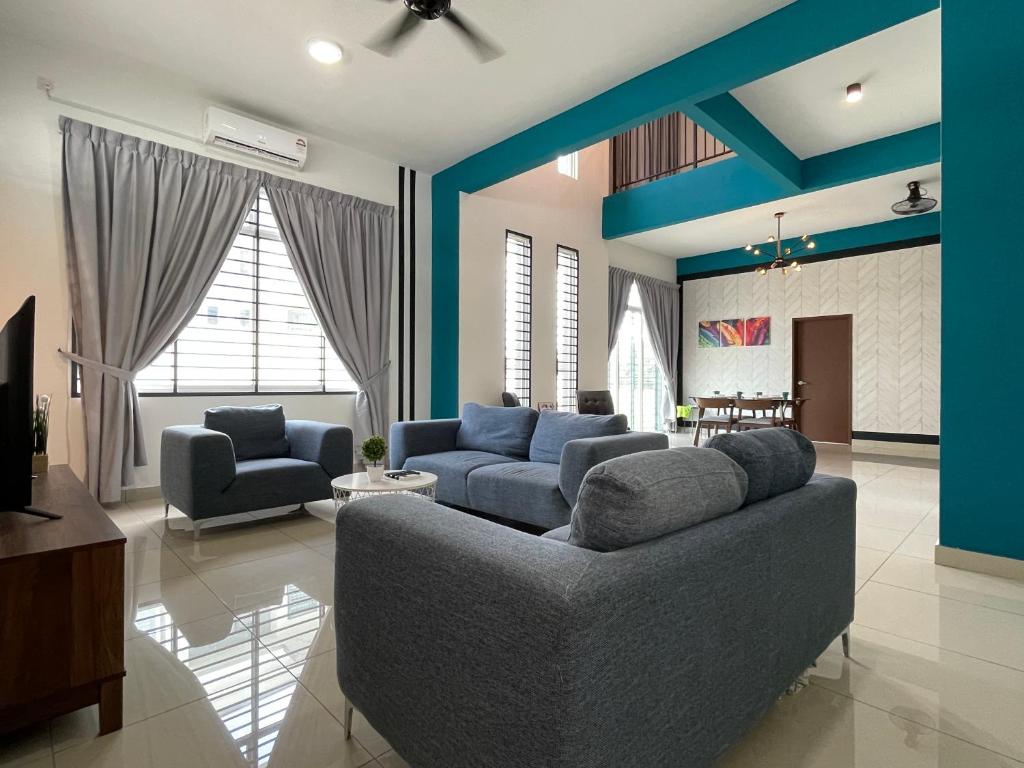 Desaru Arcadia Villa 11-12pax Wifi Netflix BBQ SteamBoat Pool Table Beach Water Park photo 3