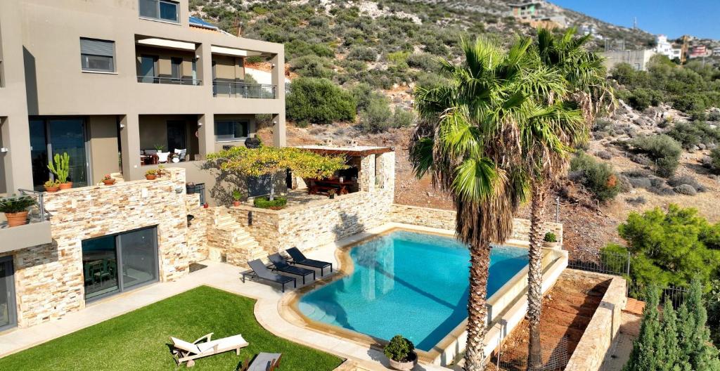 Luxurious Villa Dionysus with a swimming pool and sea view photo 1
